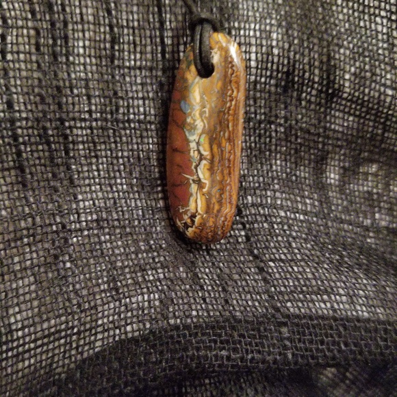 **SOLD** Unisex Australian Yowah Opal Necklace - Picture 5 of 12